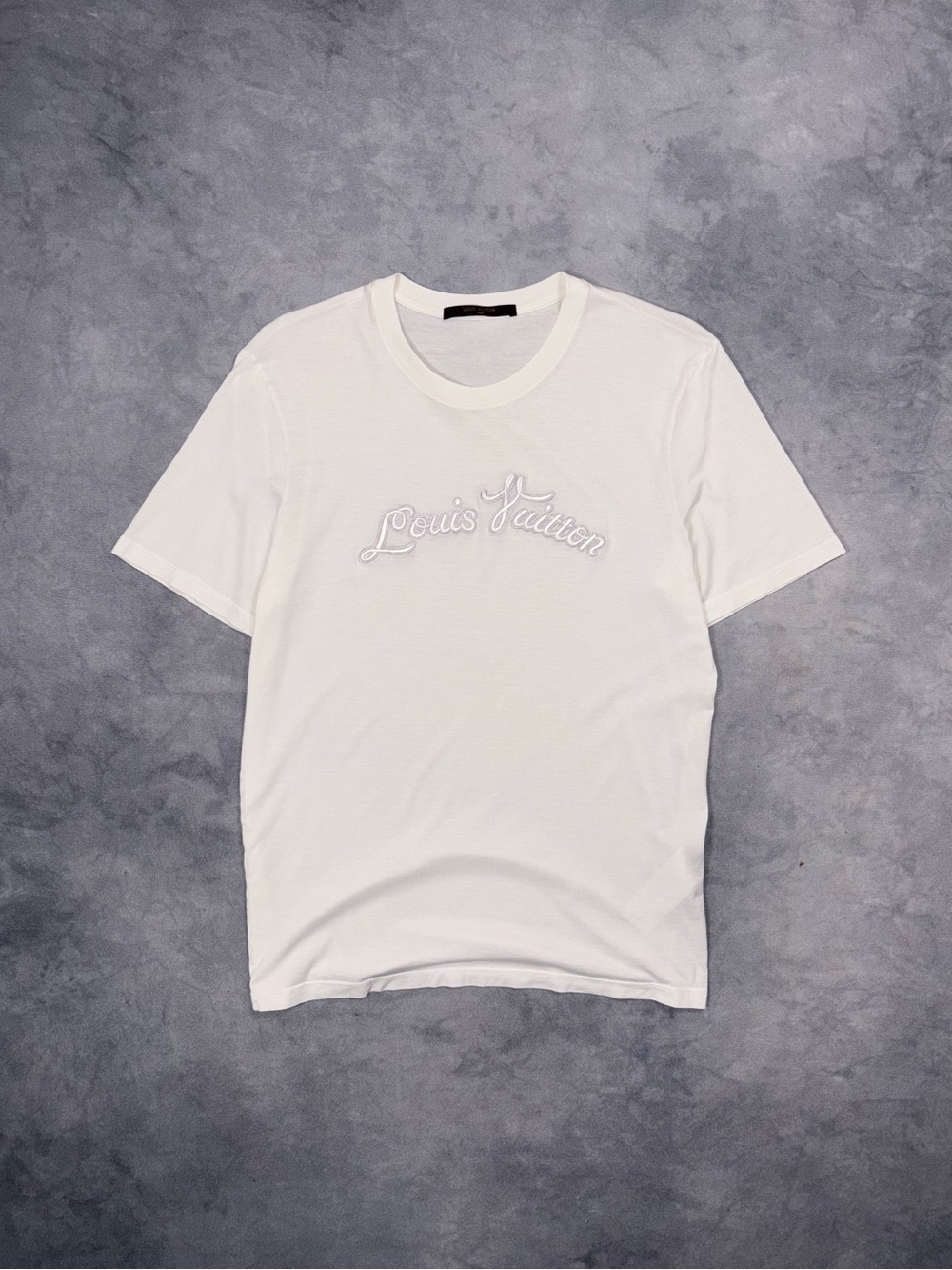 LOUIS VUITTON By Virgil Abloh Mens Luxury Casual  Cotton White T Shirt RRP1800$+